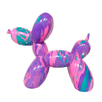 Наборы для творчества - Набор для творчества Pour Palz Флюид Арт Брелок Balloon Dog розовый (GS-G18194/1)#2