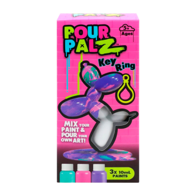 Наборы для творчества - Набор для творчества Pour Palz Флюид Арт Брелок Balloon Dog розовый (GS-G18194/1)#3