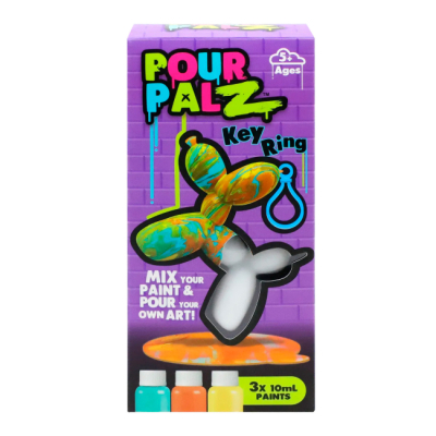 Наборы для творчества - Набор для творчества Pour Palz Флюид Арт Брелок Balloon Dog фиолетовый (GS-G18194/2)#3