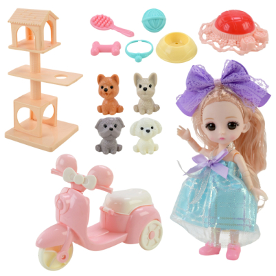 Куклы - Игровой набор Країна Іграшок Кукла с собачками (3688-183A)#2