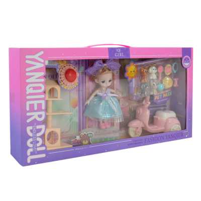 Куклы - Игровой набор Країна Іграшок Кукла с собачками (3688-183A)#3