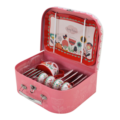 Детские кухни и бытовая техника - Игровой набор Країна Іграшок Чайный сервиз в чемодане (620-D2)#2