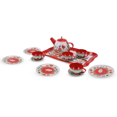 Детские кухни и бытовая техника - Игровой набор Країна Іграшок Чайный сервиз в чемодане (620-D2)#3