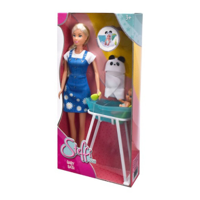 Ляльки - Ігровий набір Steffi & Evi Love Штеффі Купання малюка (5733732)#3