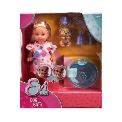 Ляльки - Лялька Steffi & Evi Love Еві Купання песика (5733738)#3