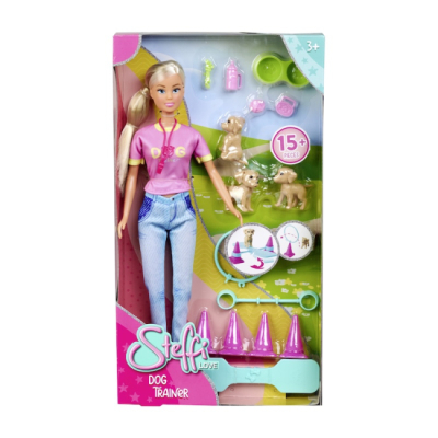 Ляльки - Ігровий набір Steffi & Evi Love Штеффі Тренувальний майданчик для песиків (5733991)#2