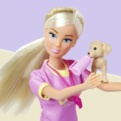 Ляльки - Ігровий набір Steffi & Evi Love Штеффі Тренувальний майданчик для песиків (5733991)#3