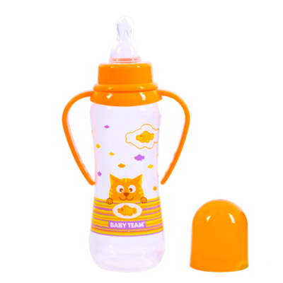 Товари для догляду - Пляшечка для годування Baby Team Помаранчева (1411/2)#2