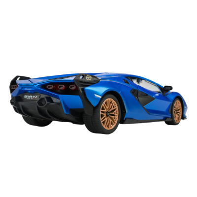 Радиоуправляемые модели - Автомодель Країна Іграшок Lamborghini Sian FKP37 синяя на радиоуправлении 1:16 (PM1407)#3