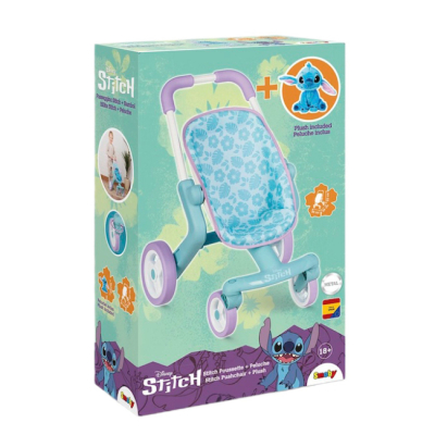 Персонажи мультфильмов - Игровой набор Smoby Стич прогулка с коляской (7600251225)#2