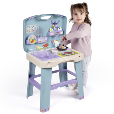 Дитячі кухні та побутова техніка - Ігровий набір Smoby Дісней Стіч Розумна кухня (7600311909)#3