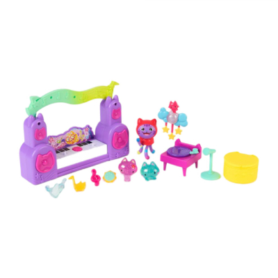 Фигурки персонажей - Игровой набор Gabby's Dollhouse Комната вечеринок диджея Нявкота (SM36276/6074118)#2