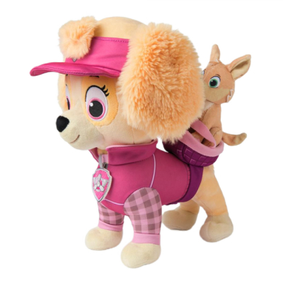 М'які тварини - М'яка іграшка Paw Patrol Цуценя Скай з улюбленцем 30 см (SM47401/7700)#2