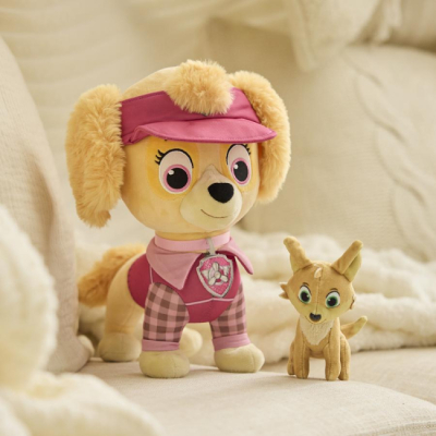 М'які тварини - М'яка іграшка Paw Patrol Цуценя Скай з улюбленцем 30 см (SM47401/7700)#8