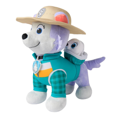 М'які тварини - М'яка іграшка Paw Patrol Цуценя Еверест з улюбленцем 30 см (SM47401/7687)#2