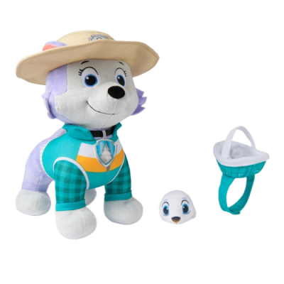 М'які тварини - М'яка іграшка Paw Patrol Цуценя Еверест з улюбленцем 30 см (SM47401/7687)#3