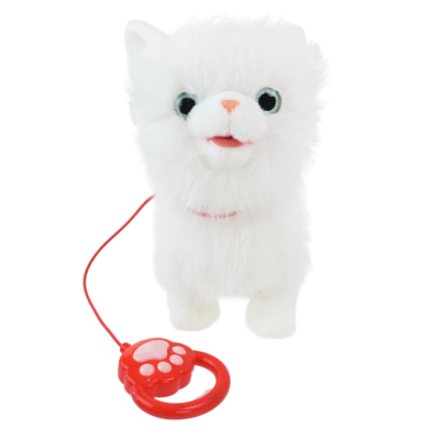 Мягкие животные - Интерактивная игрушка Кращий друг Котенок белый (BF2501/1)#2