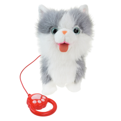 М'які тварини - Інтерактивна іграшка Кращий друг Кошеня сіре з білим (BF2501/2)#2