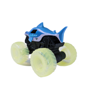 Автомоделі - Автомодель Monster Jam Megalodon блакитна з білими колесами 1:43 (6071190/1)#2