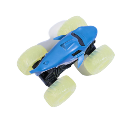 Автомоделі - Автомодель Monster Jam Megalodon блакитна з білими колесами 1:43 (6071190/1)#3