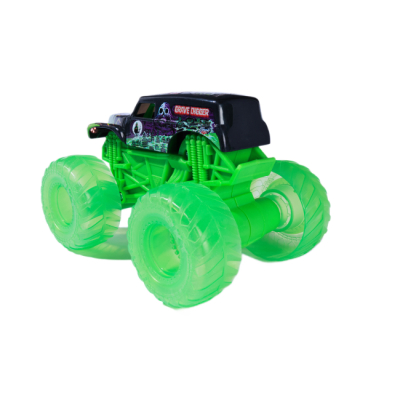 Автомоделі - Автомодель Monster Jam Grave Digger чорна з зеленими колесами 1:43 (6071190/2)#2