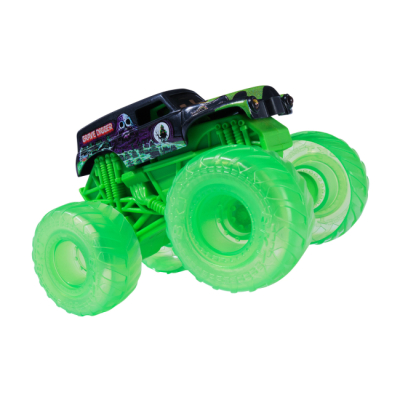 Автомоделі - Автомодель Monster Jam Grave Digger чорна з зеленими колесами 1:43 (6071190/2)#4