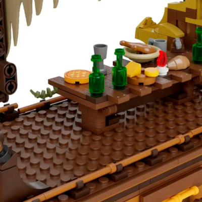 Конструкторы с уникальными деталями - Конструктор Pantasy Original Паб Пираты 2814 элементов (85022)#4