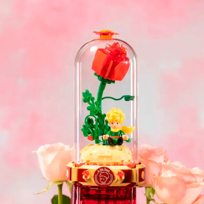 Блокові конструктори - Конструктор Pantasy Le Petit Prince Єдина троянда 211 елементів (86320)#3