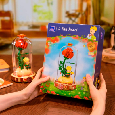 Блокові конструктори - Конструктор Pantasy Le Petit Prince Єдина троянда 211 елементів (86320)#4