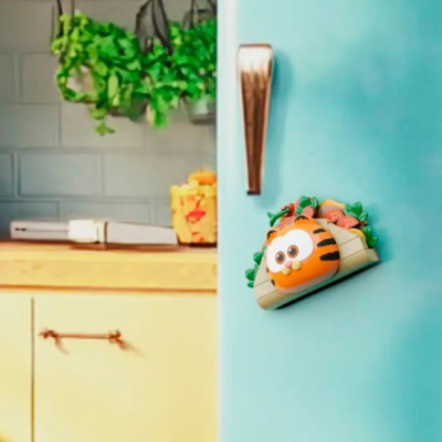 Блочные конструкторы - Конструктор Pantasy Garfield Магнит на холодильник Тако 51 элемент (86819)#3