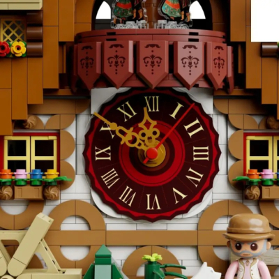 Блочные конструкторы - Конструктор Pantasy Original Retro Часы с кукушкой 2190 деталей (85027)#4