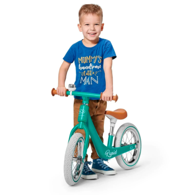 Беговелы - Беговел Kinderkraft Rapid зеленый (KKRRAPIGRE0000)#7