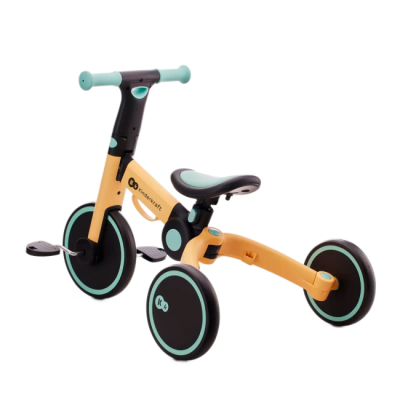 Велосипеды - Велосипед Kinderkraft Трехколесный 4TRIKE золотой с голубым (KR4TRI22BLU0000)#4