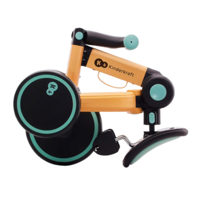Велосипеды - Велосипед Kinderkraft Трехколесный 4TRIKE золотой с голубым (KR4TRI22BLU0000)#7