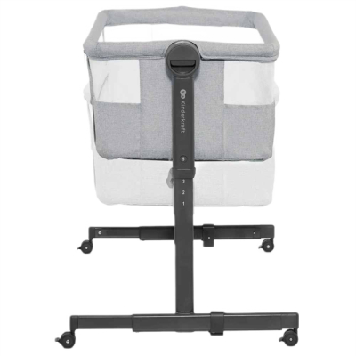 Манежи - Приставная кроватка-люлька Kinderkraft Neste Up 2 Light Grey (KLNEUP02LGR0000)#3