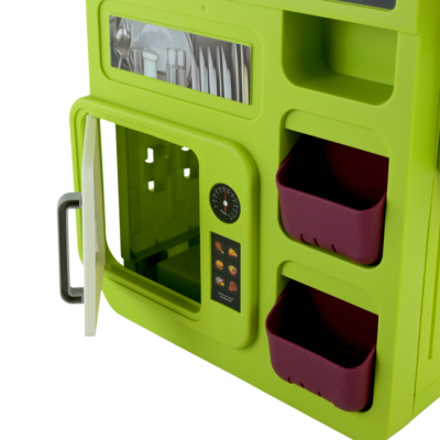 Дитячі кухні та побутова техніка - Ігровий набір Країна Іграшок Кухня зелена (918A)#4