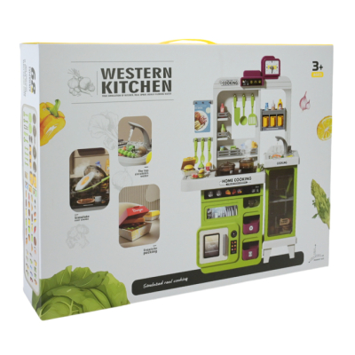 Детские кухни и бытовая техника - Игровой набор Країна Іграшок Кухня зеленая (928A)#8