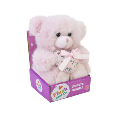 Мягкие животные - Мягкая игрушка Країна Іграшок Медвежонок пудровый 14 см (PLC25014/3)#2