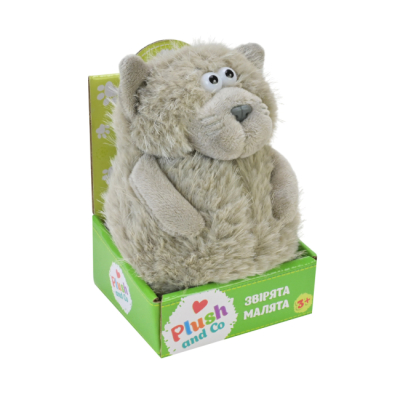 М'які тварини - М'яка іграшка Plush and Co Котик сірий 13 см (PLC25015/2)#2