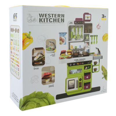 Детские кухни и бытовая техника - Игровой набор Країна Іграшок Кухня зеленая (918B/A/1)#7