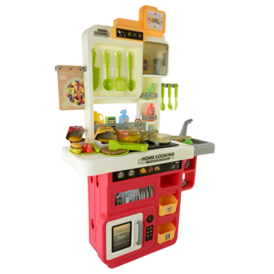 Детские кухни и бытовая техника - Игровой набор Країна Іграшок Кухня красная (918B/A/2)#2