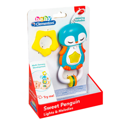 Подвески, мобили - Подвеска-погремушка Clementoni Sweet Penguin (8005125173310)#2