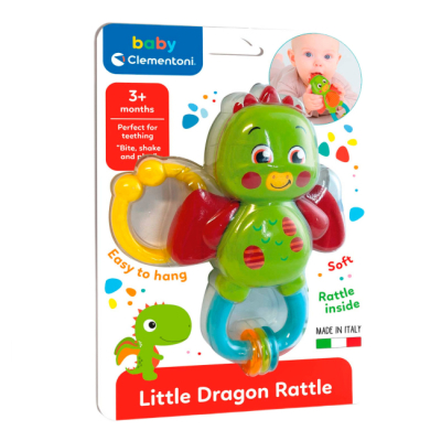 Підвіски, мобілі - Підвіска-брязкальце Clementoni Little Dragon (8005125177790)#2
