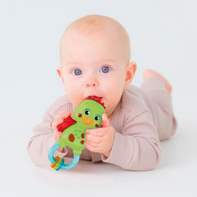 Підвіски, мобілі - Підвіска-брязкальце Clementoni Little Dragon (8005125177790)#3