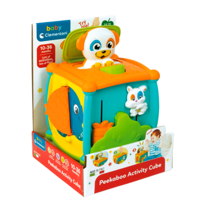 Развивающие игрушки - Интерактивная игрушка Clementoni Peekaboo Activity Cube (8005125176724)#3