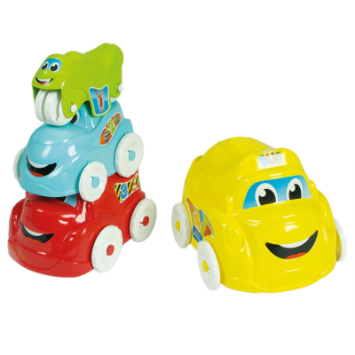 Розвивальні іграшки - Пірамідка Clementoni Веселі машинки (8005125171118)#2