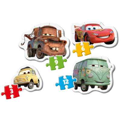 Пазлы - Пазл Clementoni My First Puzzles Cars 4 в 1 (8005125208043)#2