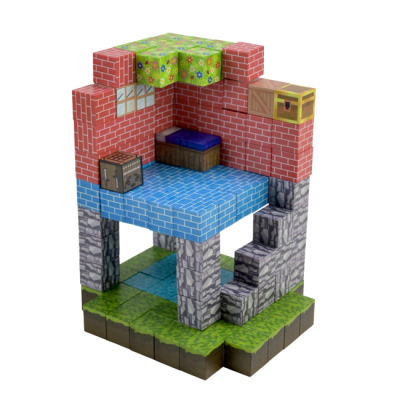 Магнитные конструкторы - Магнитный конструктор Країна Іграшок 127 деталей (Z019A)#2