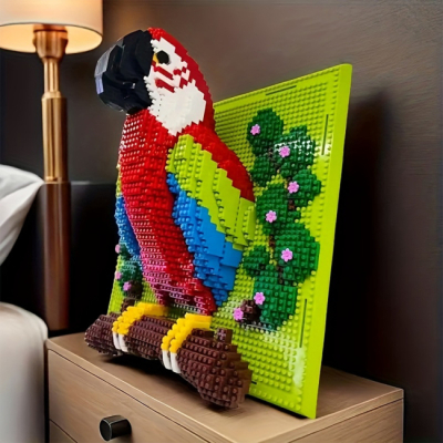 Блочные конструкторы - Конструктор Країна Іграшок 3D Попугай 2008 деталей (668-107)#2