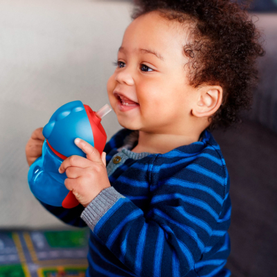 Товары по уходу - Поильник Avent с трубочкой-непроливайкой синий (SCF796/01)#3